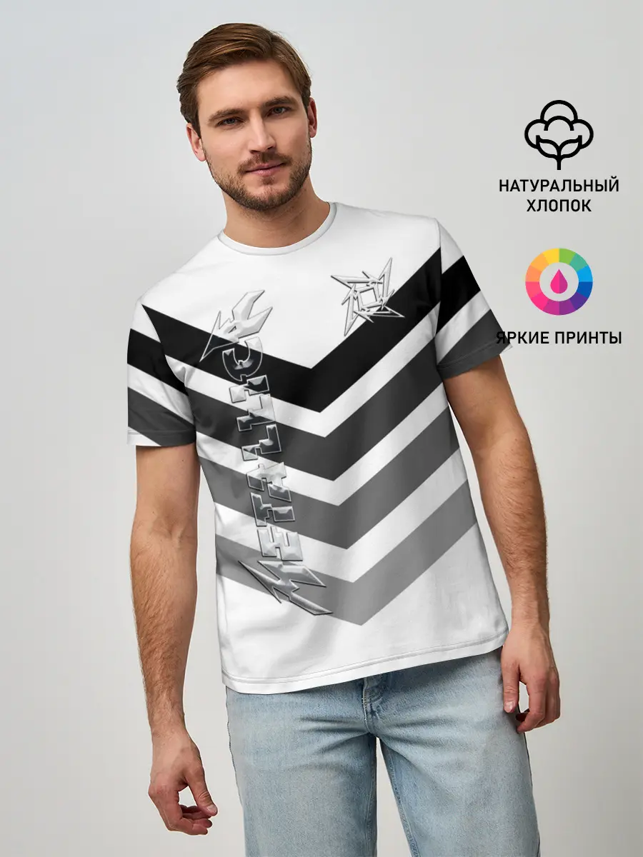 Мужская базовая футболка / Metallica