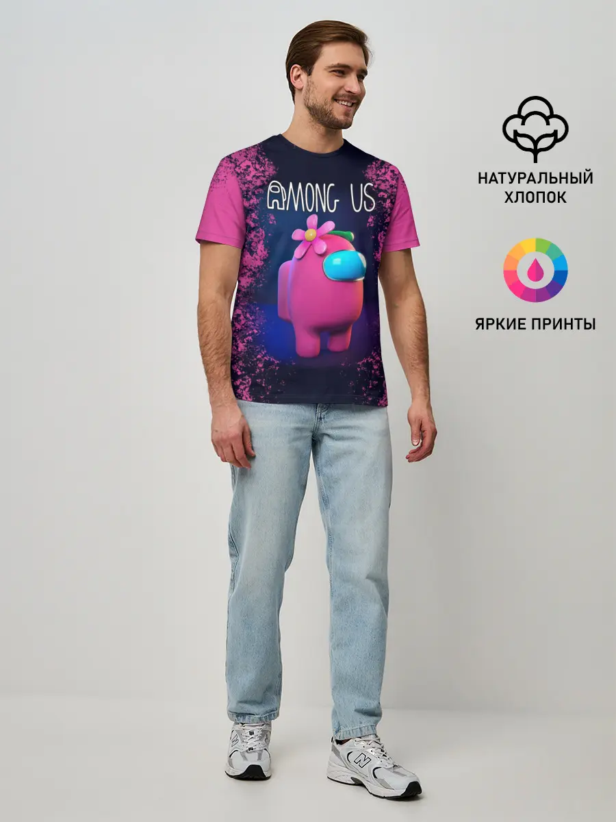 Мужская базовая футболка / AMONG US
