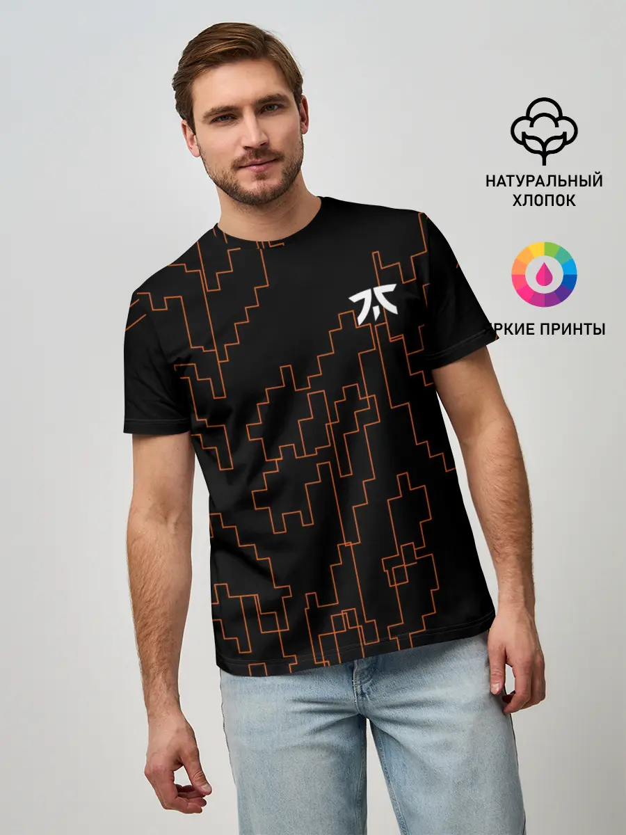 Мужская базовая футболка / cs:go - Fnatic 2021