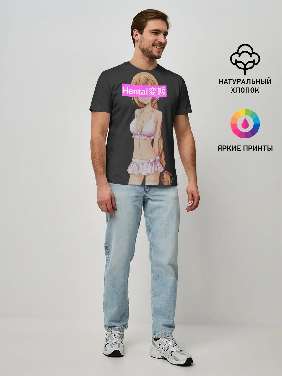 Мужская базовая футболка / Японская анимация