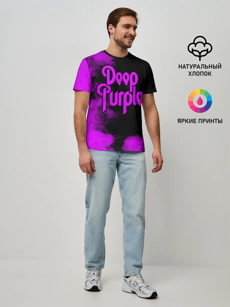 Мужская базовая футболка / Deep Purple