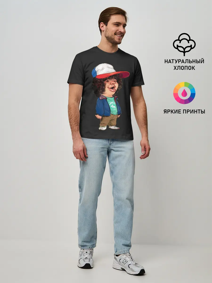 Мужская базовая футболка / Дастин