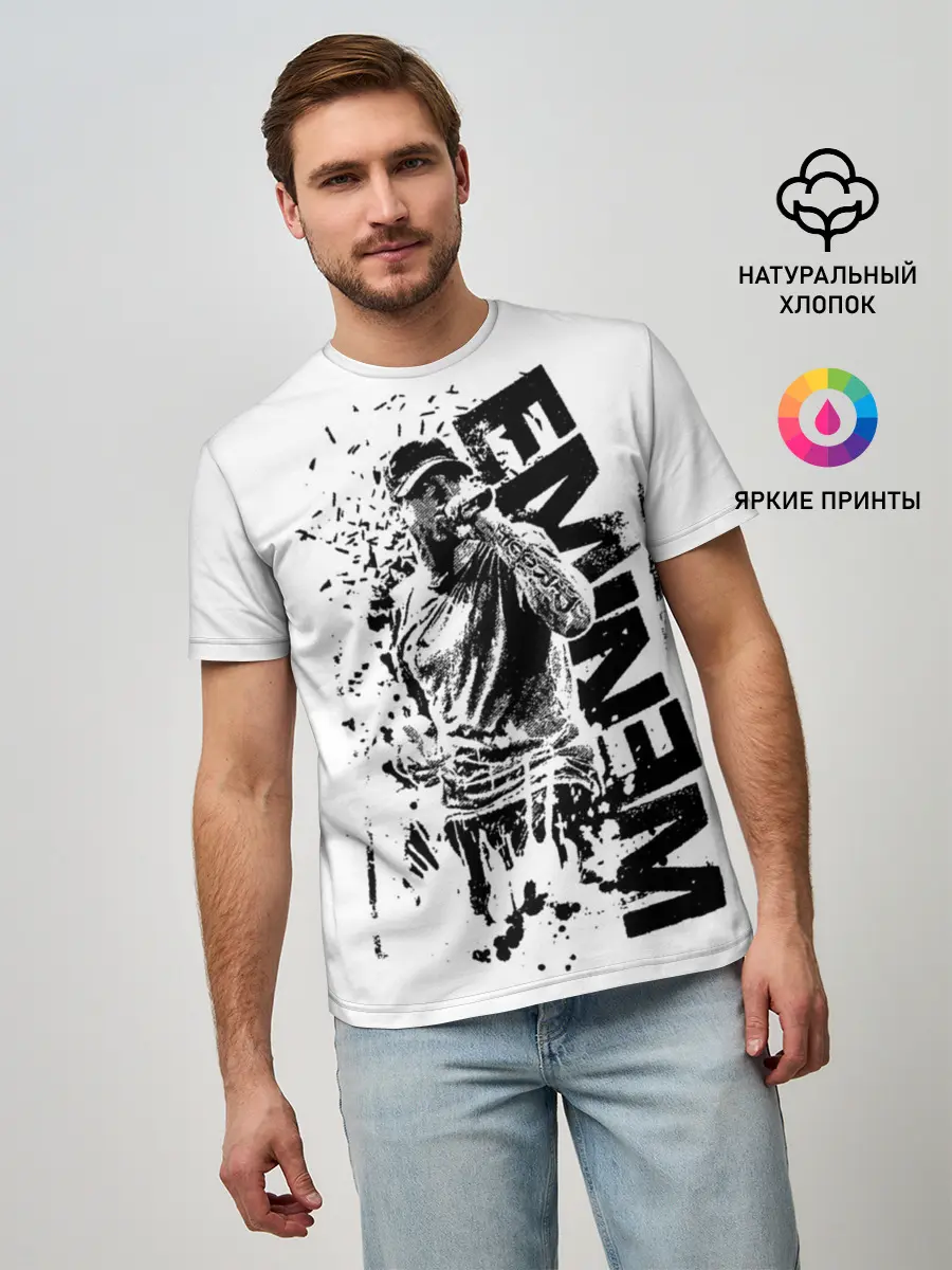 Мужская базовая футболка / Eminem