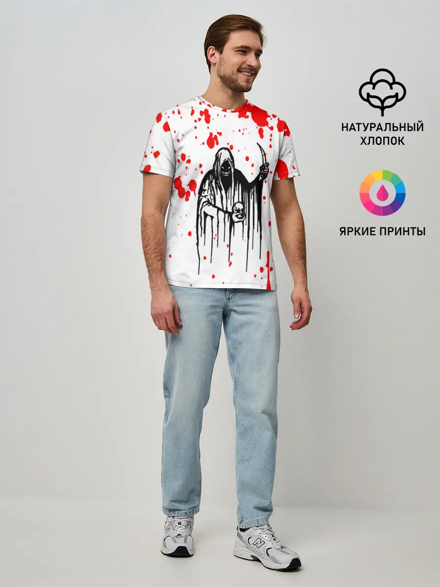 Мужская базовая футболка / GHOSTEMANE