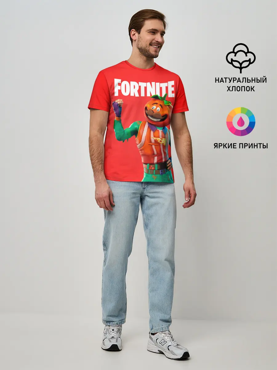 Мужская базовая футболка / Fortnite