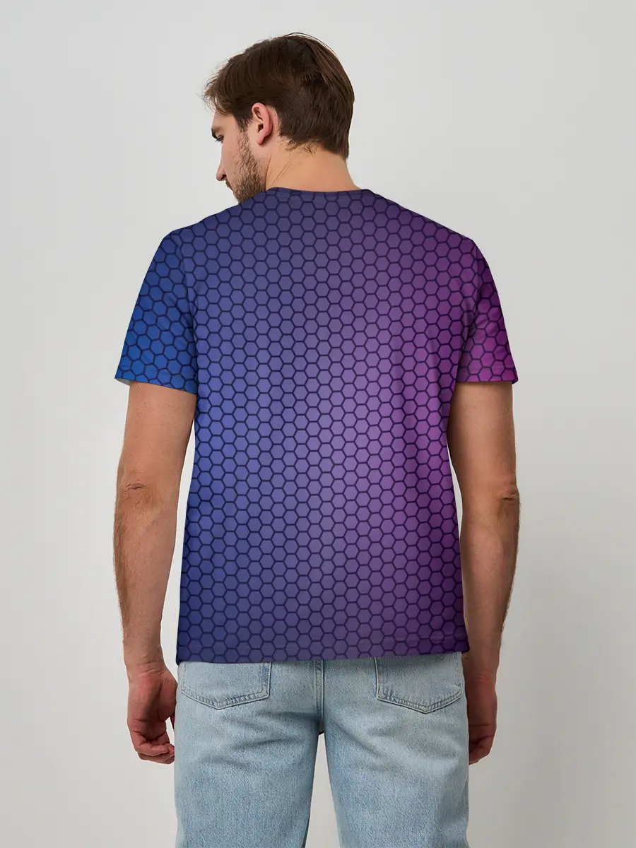 Мужская базовая футболка / Zero Two в треугольнике