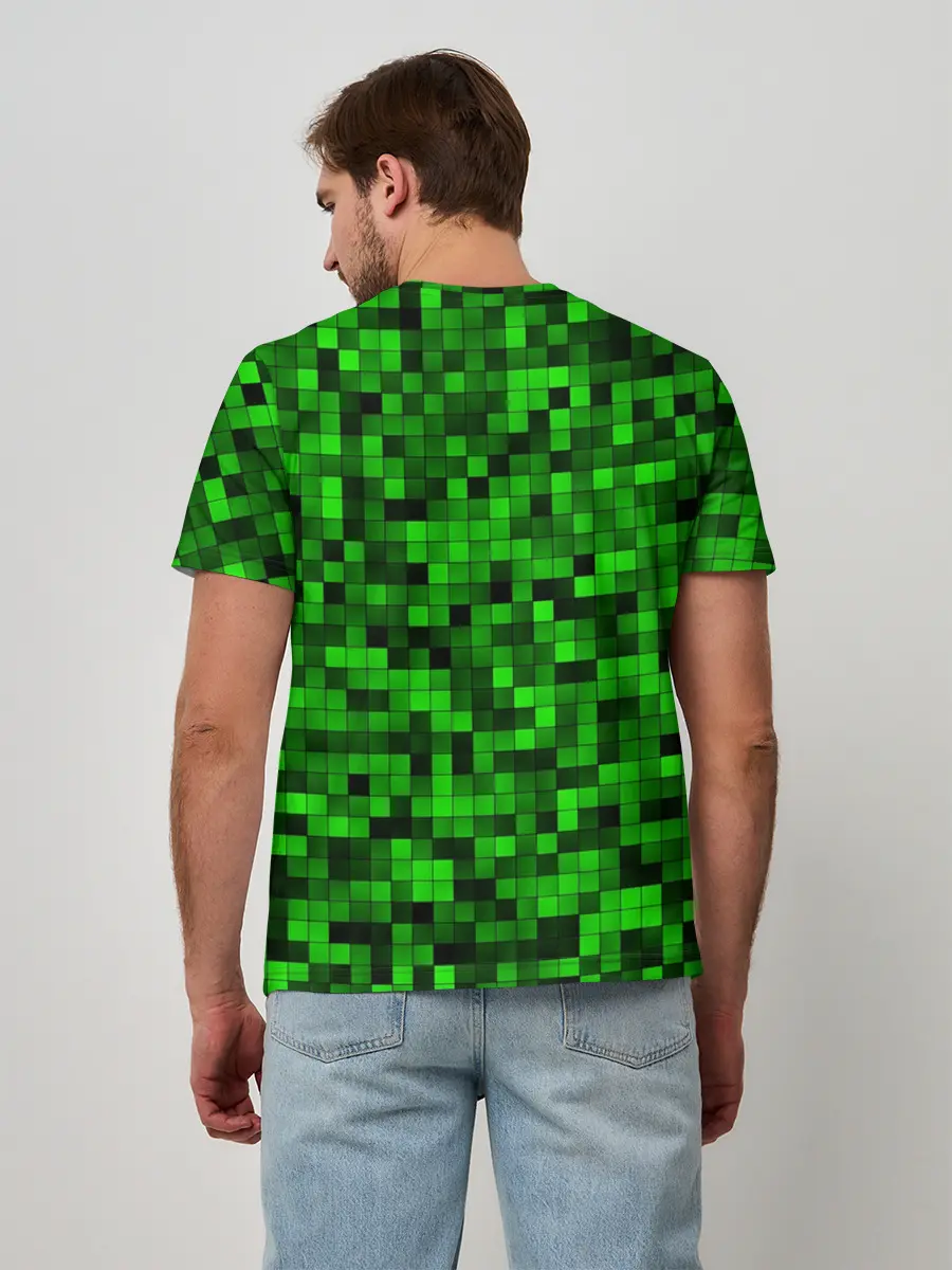 Мужская базовая футболка / MINECRAFT CREEPER