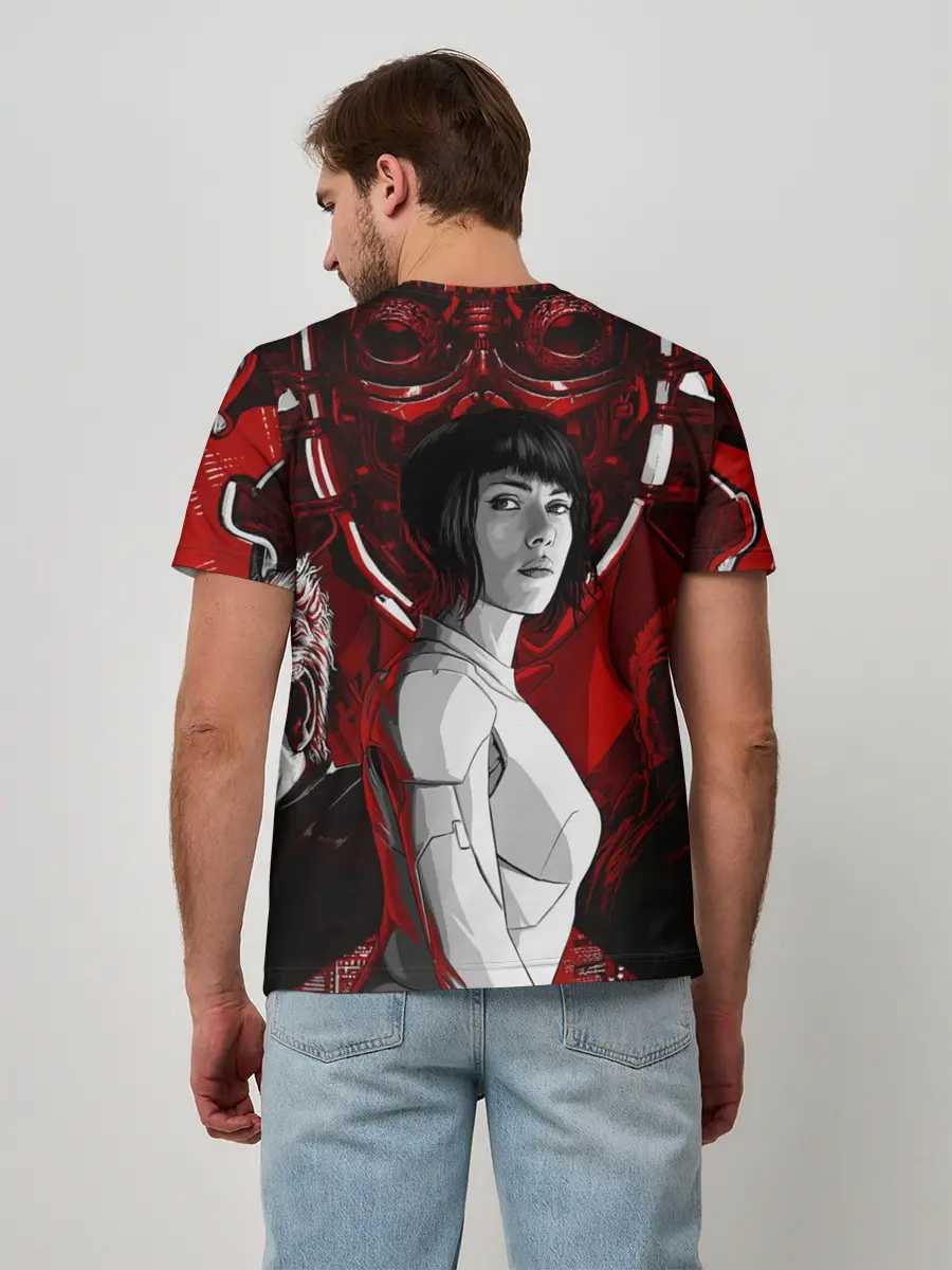 Мужская базовая футболка / Призрак в доспехах