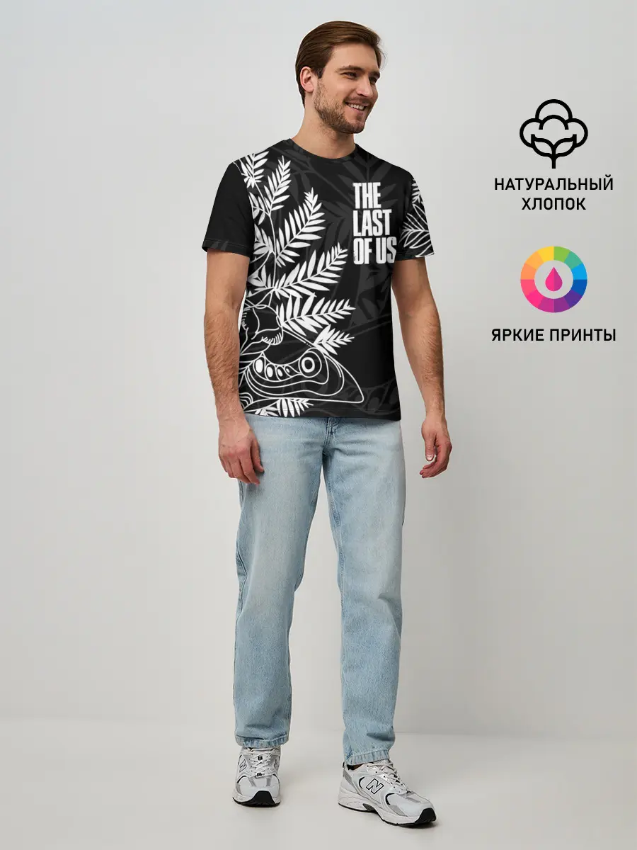 Мужская базовая футболка / THE LAST OF US 2 | ОДНИ ИЗ НАС 2 ТАТУ ЭЛЛИ