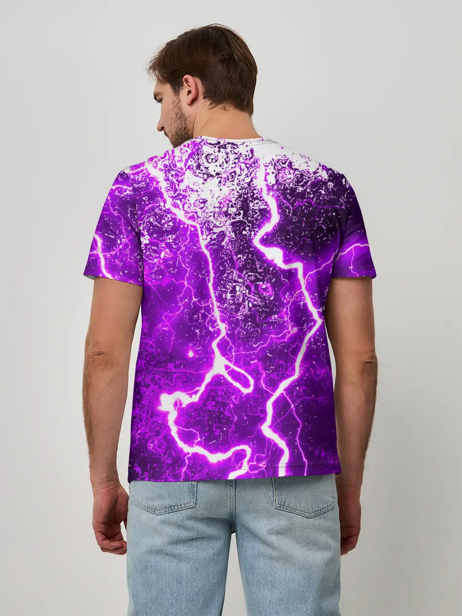 Мужская базовая футболка / НЕОНОВЫЙ STORM