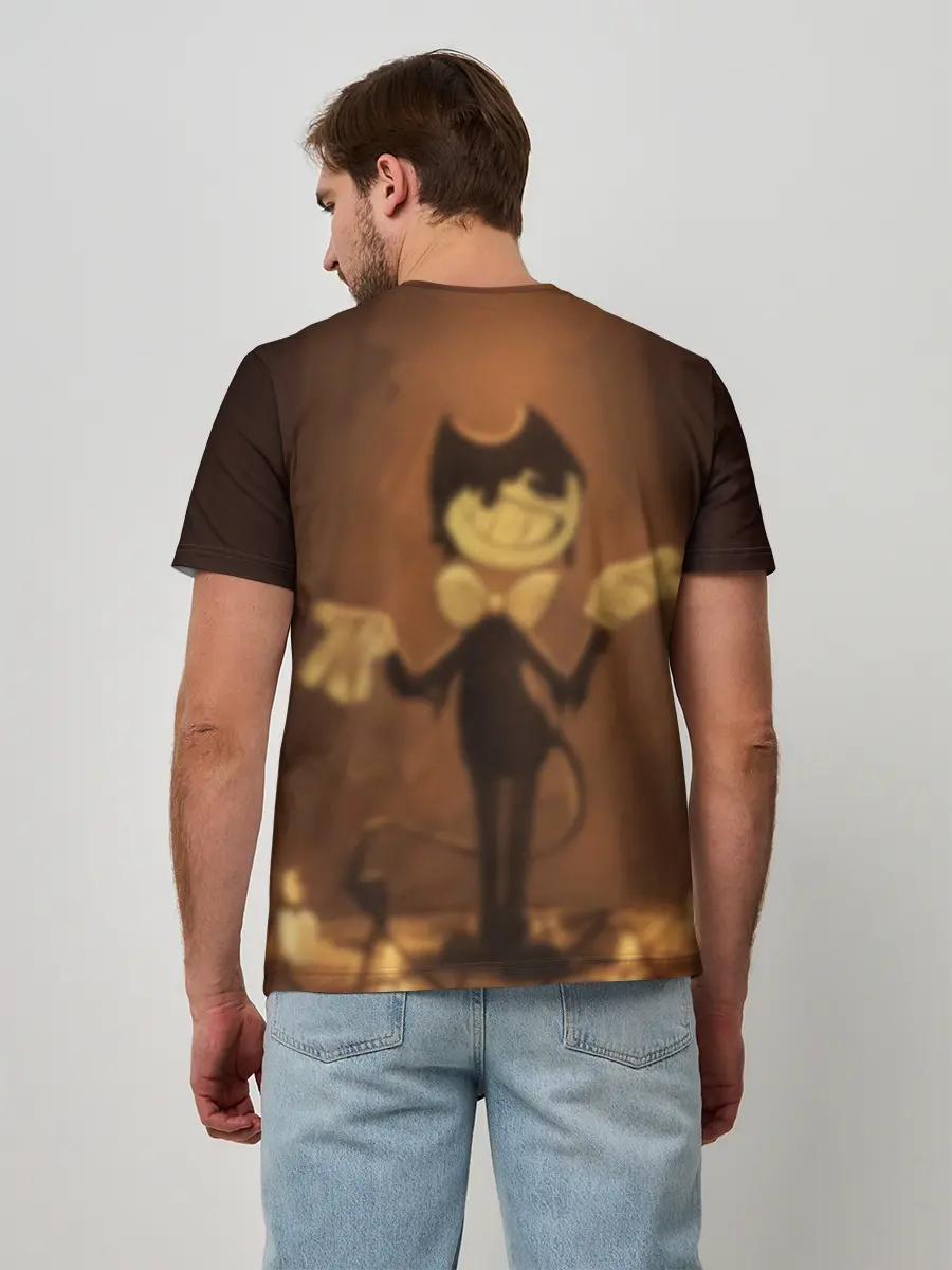 Мужская базовая футболка / Bendy and the ink machine