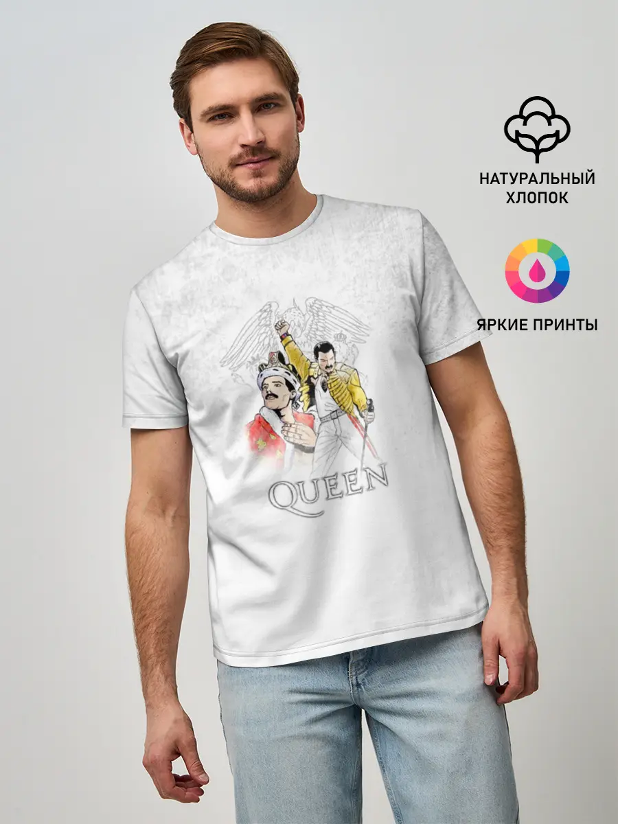 Мужская базовая футболка / Queen