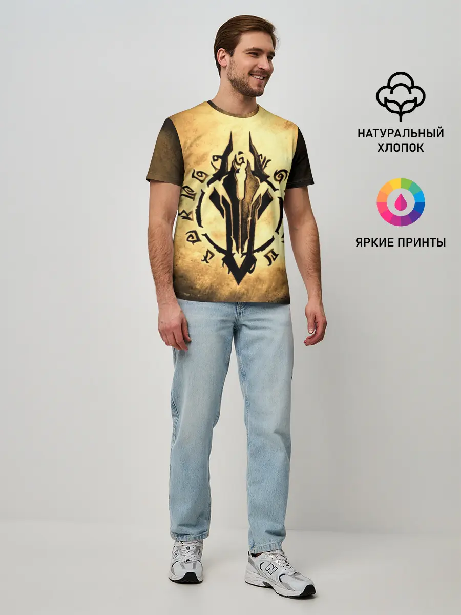 Мужская базовая футболка / Darksiders LOGO