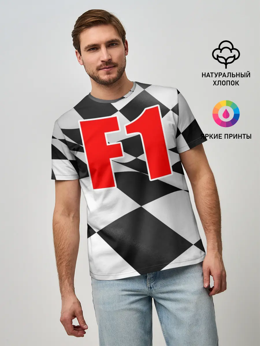 Мужская базовая футболка / Формула 1