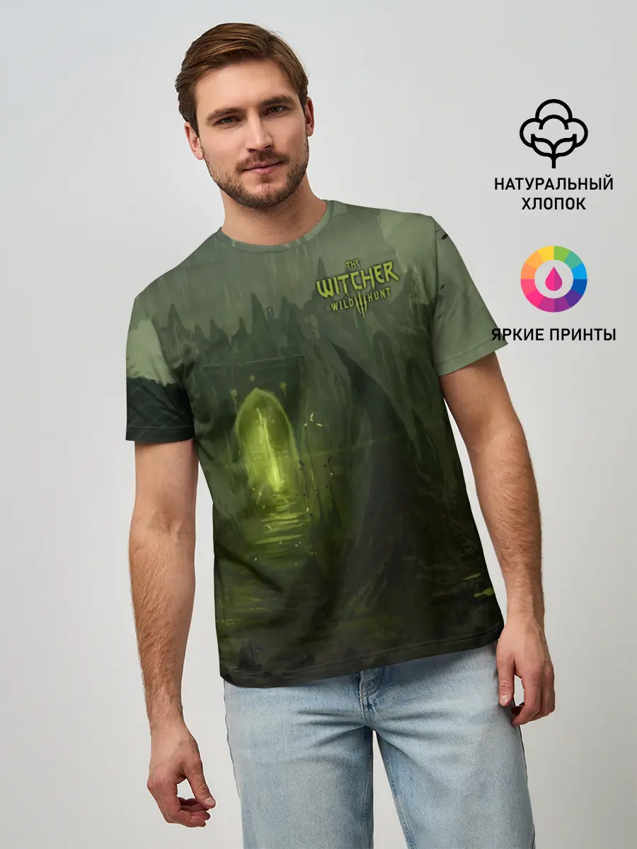 Мужская базовая футболка / Ведьмак 3: Дикая Охота