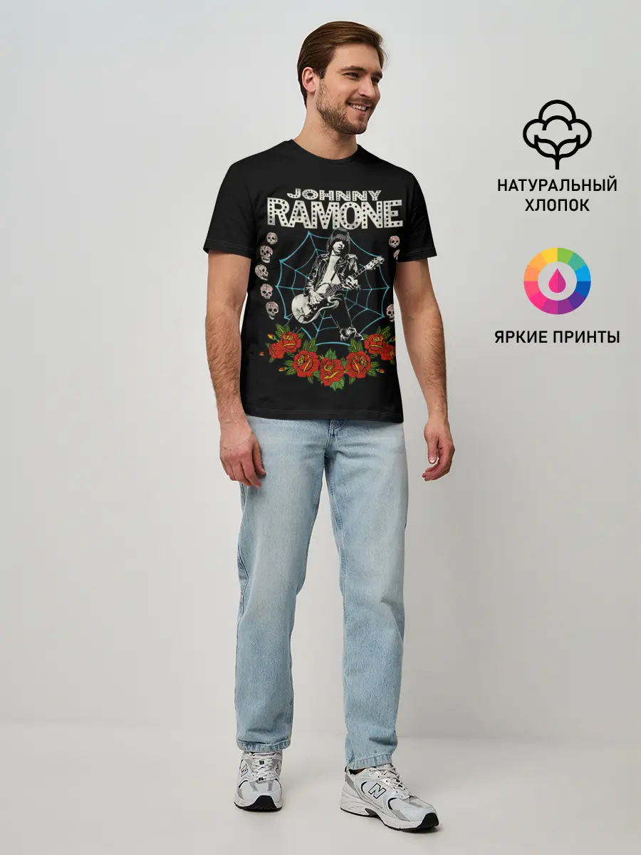 Мужская базовая футболка / Джонни в деле