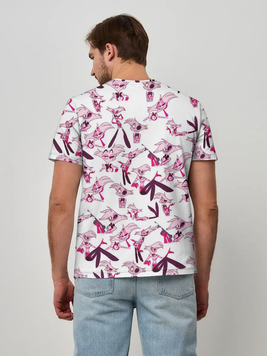 Мужская базовая футболка / Hazbin Hotel: Angel Dust