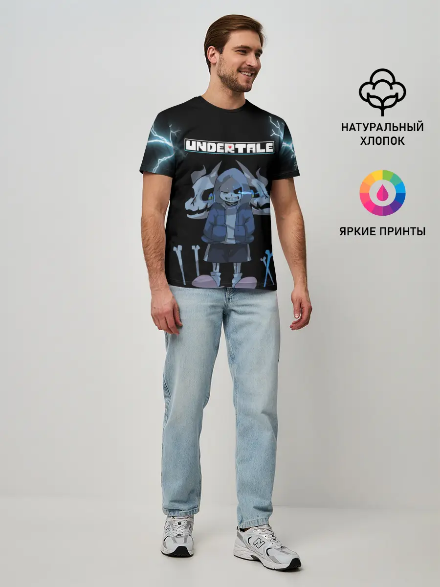 Мужская базовая футболка / Undertale.