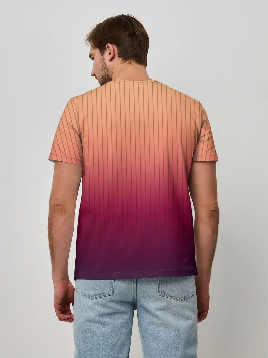 Мужская базовая футболка / The Gradient Of Deer