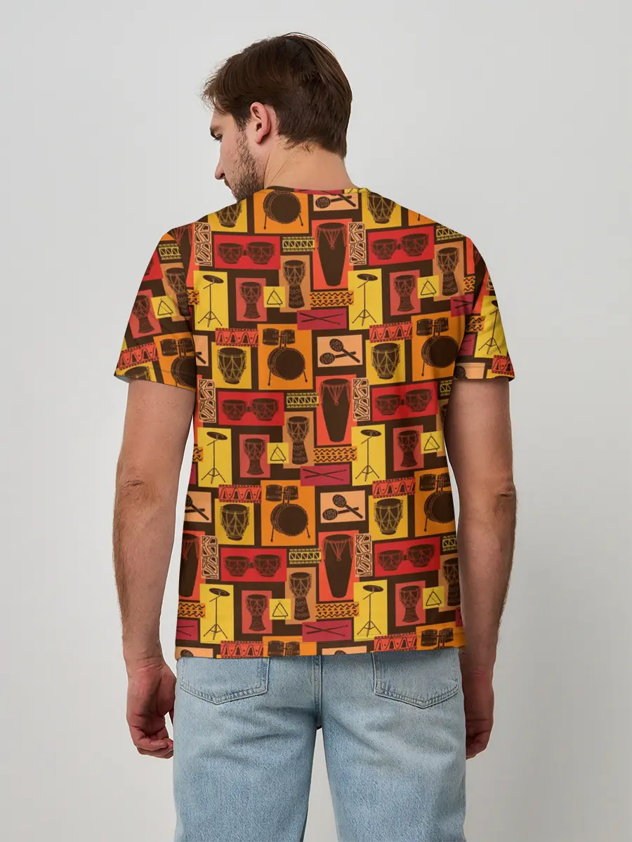 Мужская базовая футболка / Ударные Инструменты