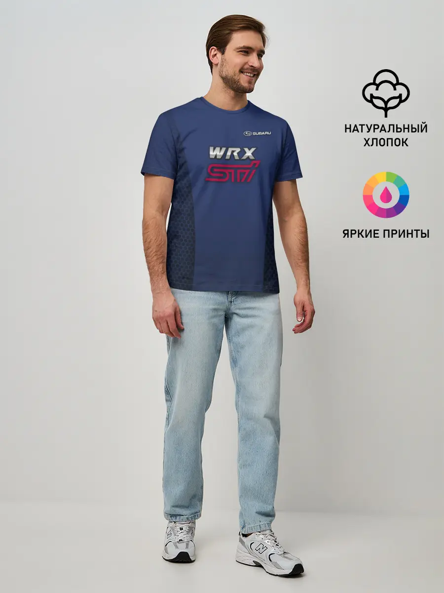 Мужская базовая футболка / SUBARU WRX STI