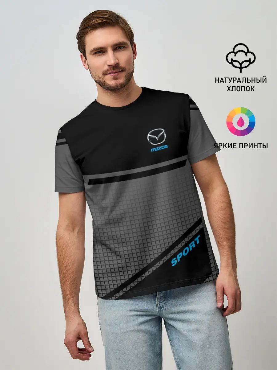 Мужская базовая футболка / MAZDA SPORT
