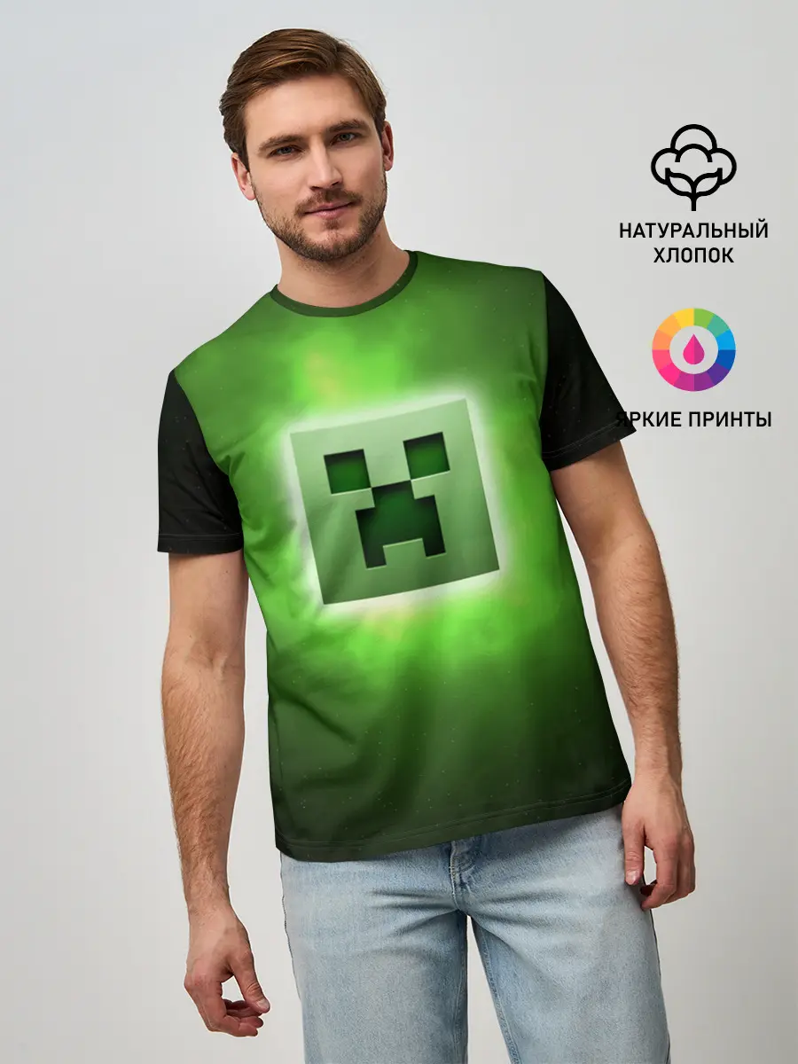 Мужская базовая футболка / MINECRAFT | МАЙНКРАФТ