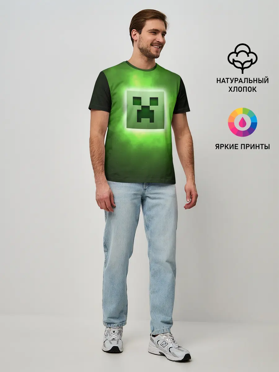 Мужская базовая футболка / MINECRAFT | МАЙНКРАФТ