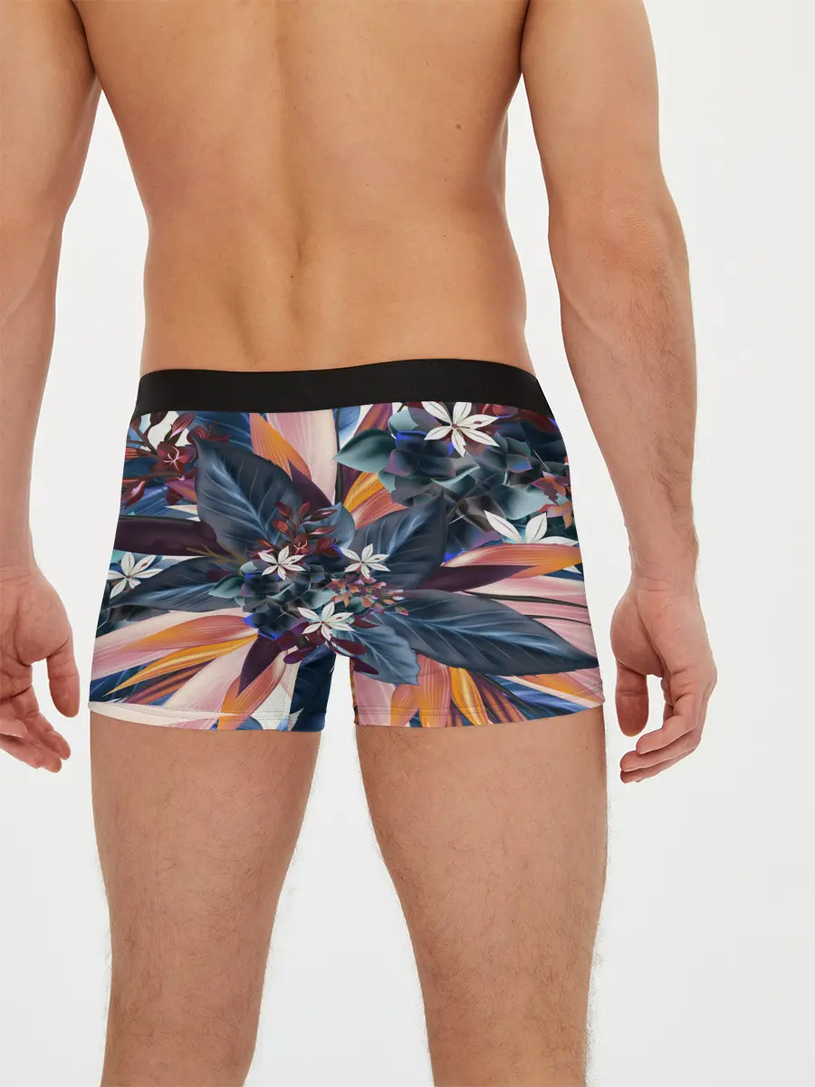 Мужские трусы боксеры / Flower collection