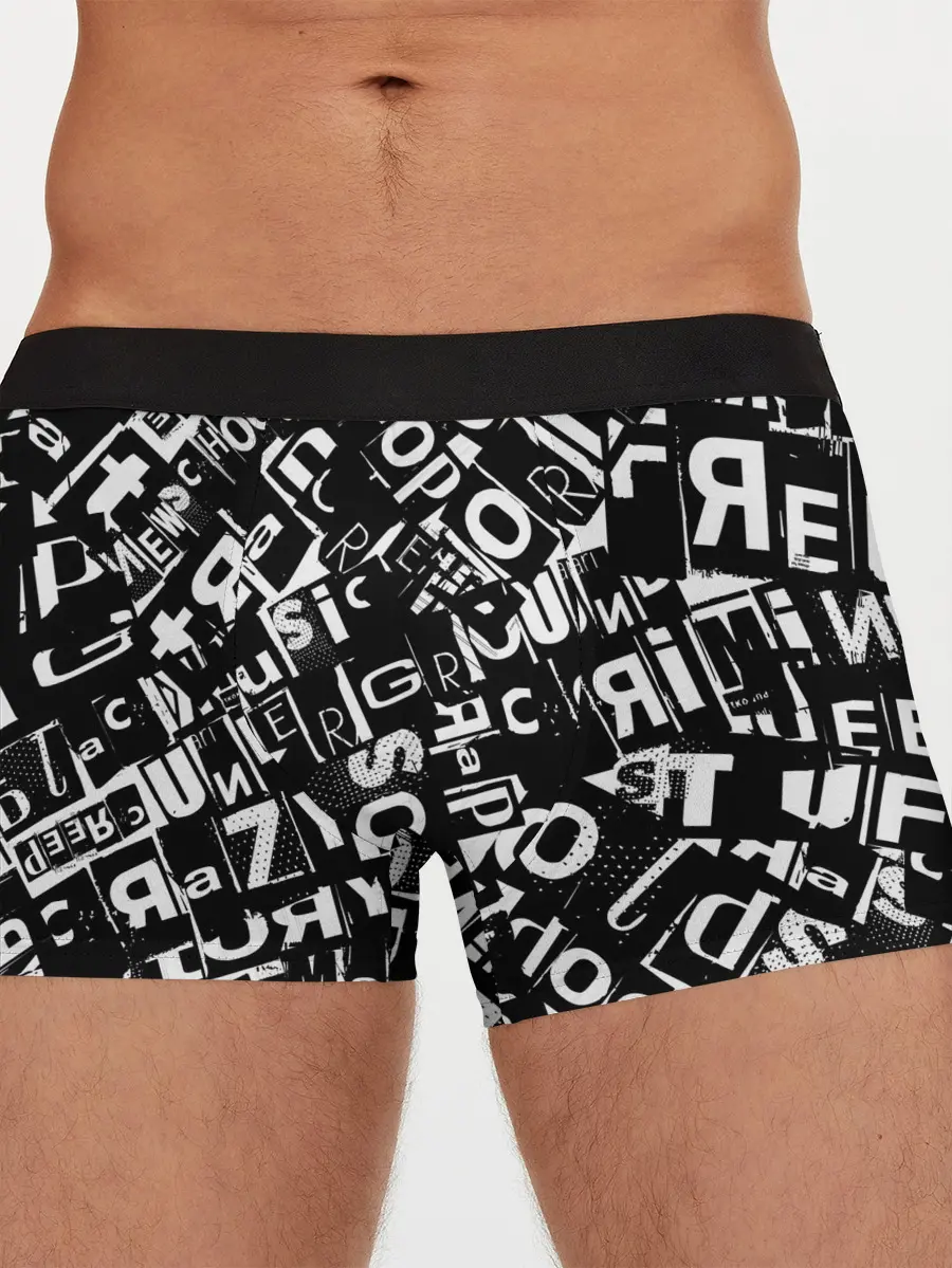 Мужские трусы боксеры / UNDER WHITE