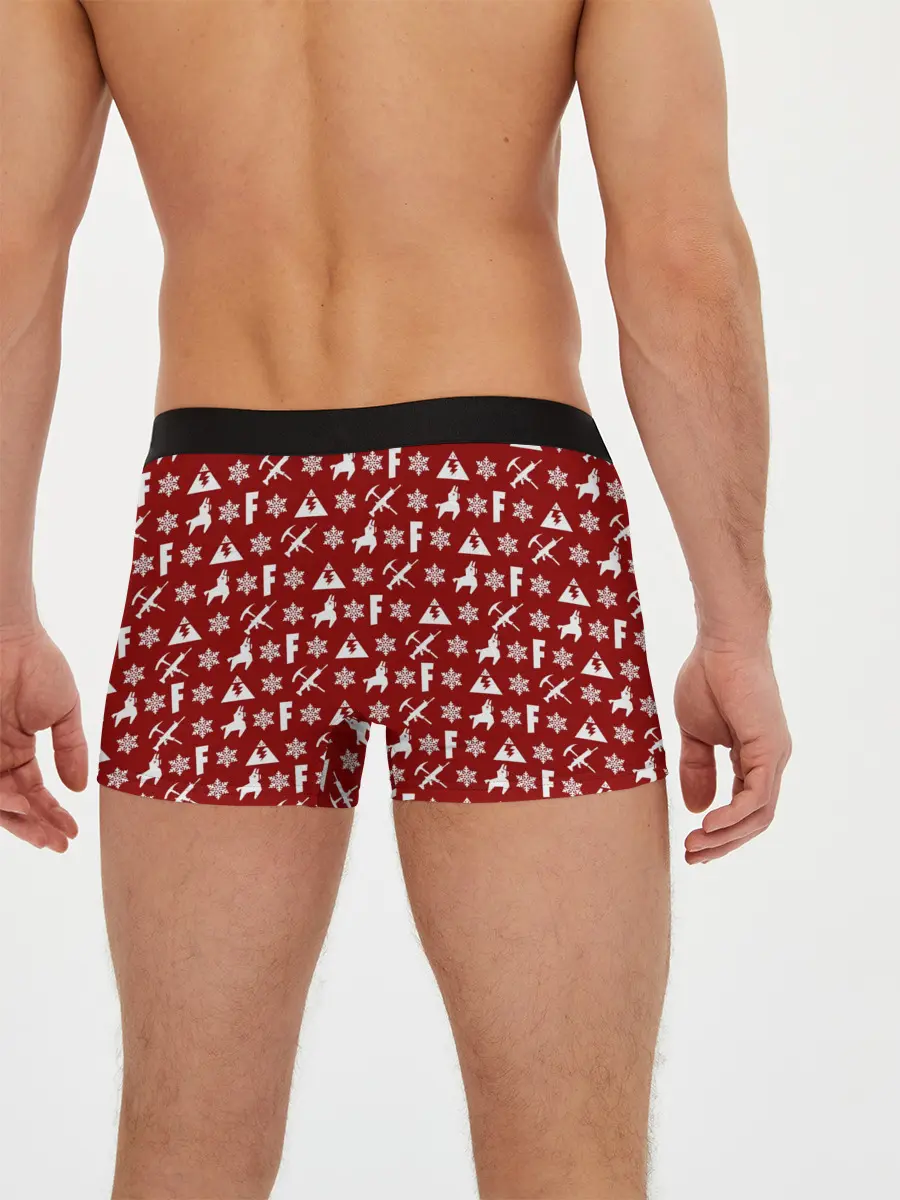 Мужские трусы боксеры / FORTNITE НОВОГОДНИЙ