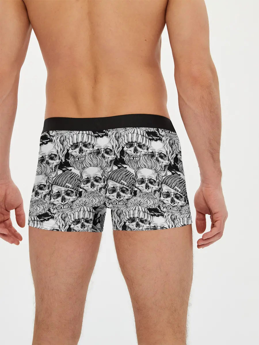 Мужские трусы боксеры / Human skulls