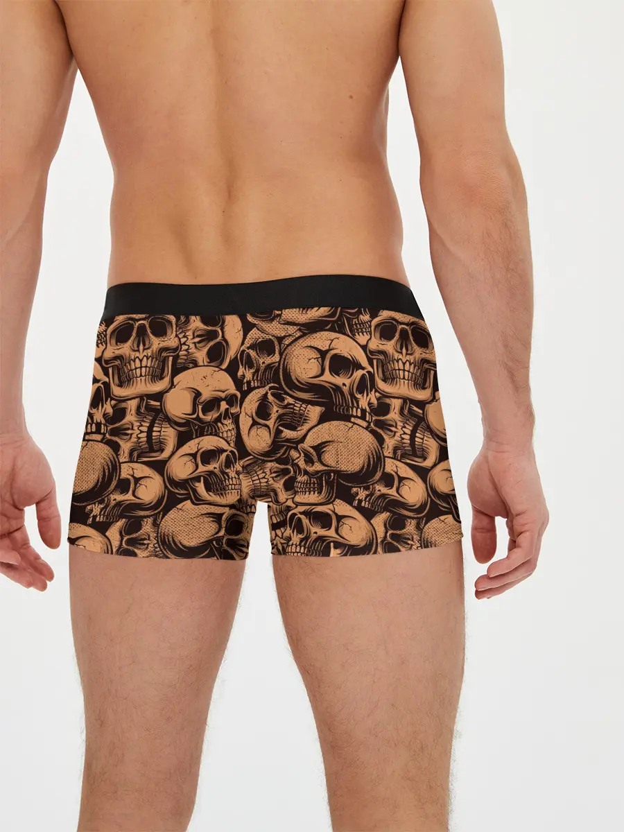 Мужские трусы боксеры / Черепа