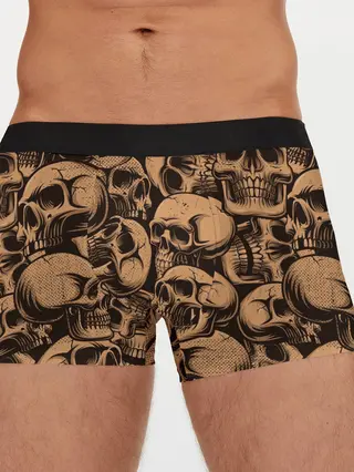 Мужские трусы боксеры / Черепа