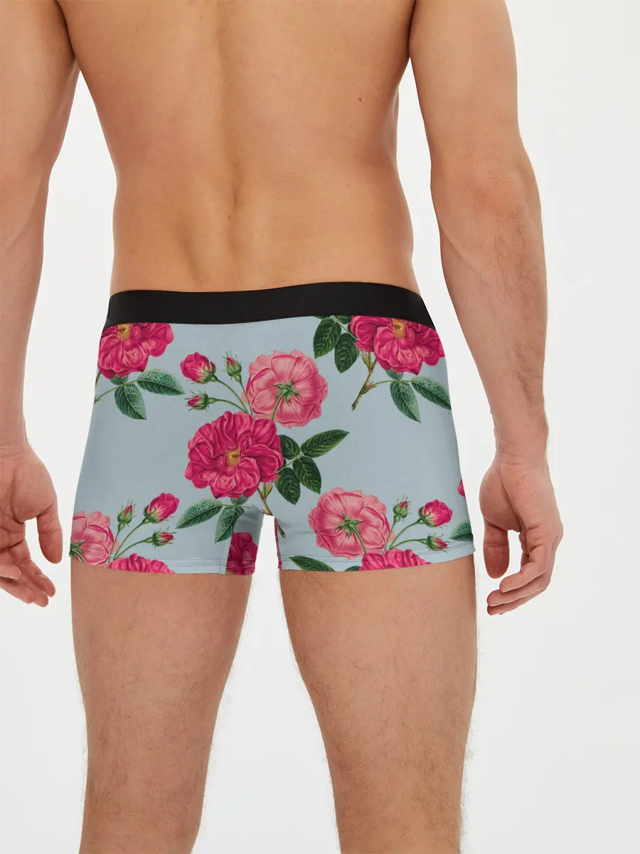 Мужские трусы боксеры / Чайная роза