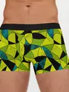 Мужские трусы боксеры / Гранжевый яркий зеленый