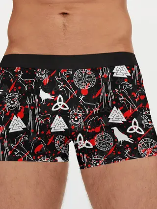 Мужские трусы боксеры / VALHEIM РУНЫ