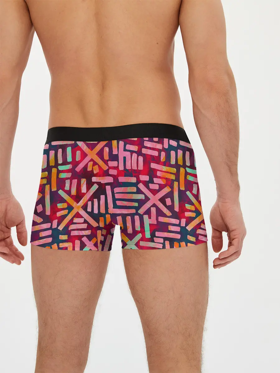 Мужские трусы боксеры / Geometry