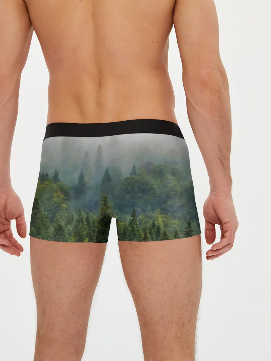 Мужские трусы боксеры / Лес