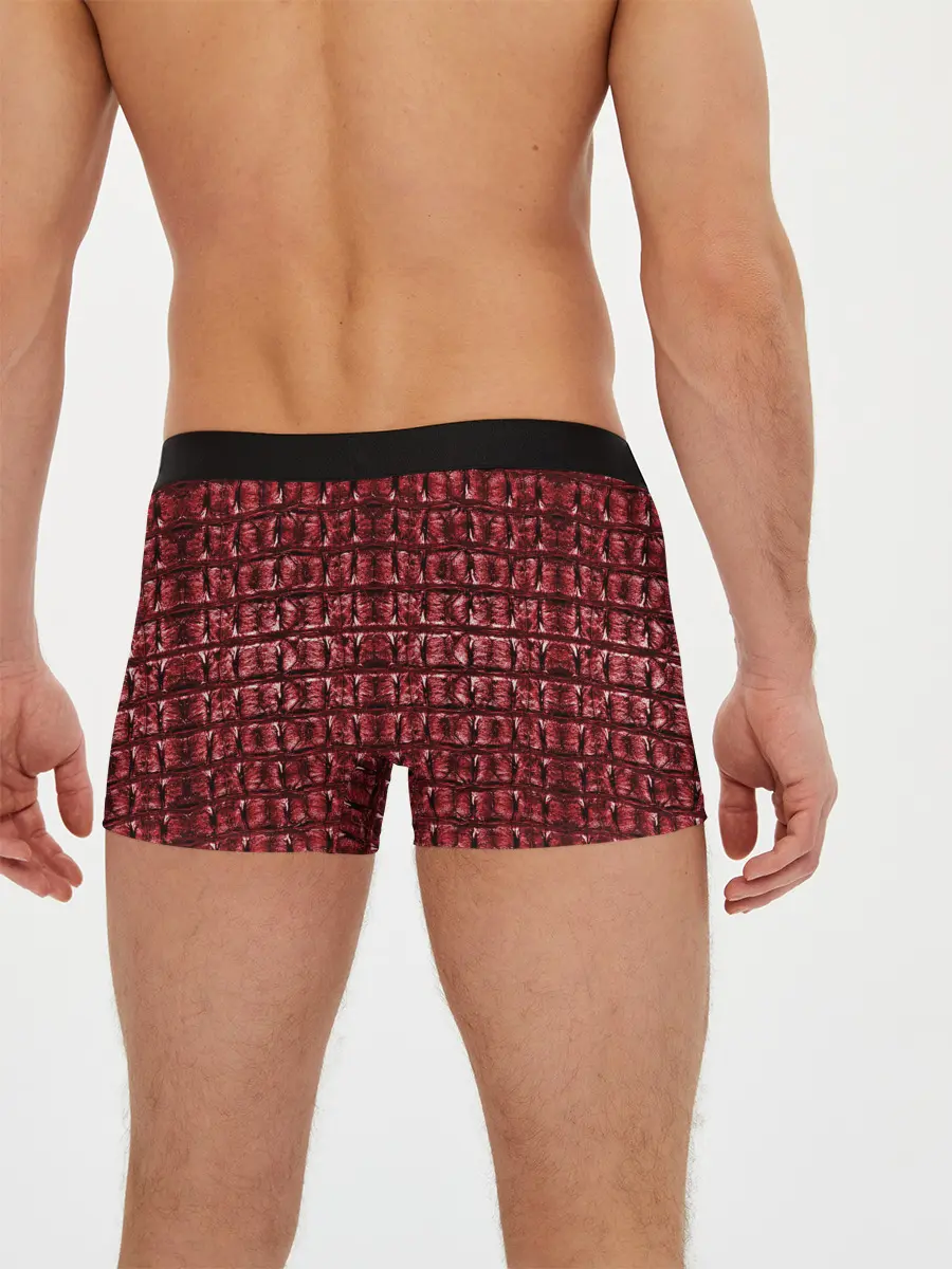 Мужские трусы боксеры / Текстура аллигатора