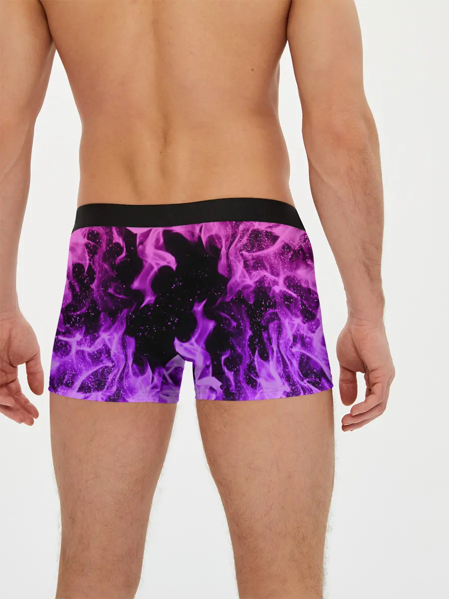 Мужские трусы боксеры / ЦВЕТНОЙ ОГОНЬ | NEON FIRE