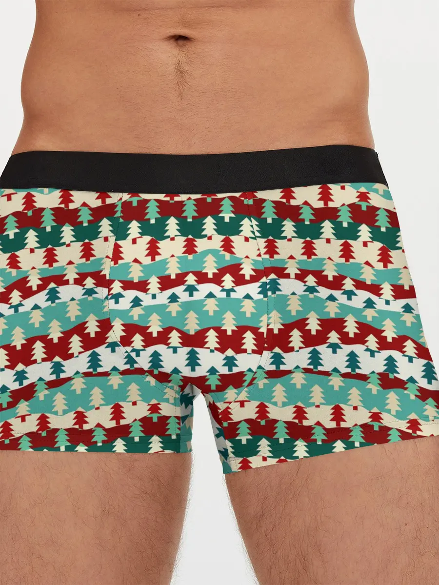 Мужские трусы боксеры / Ёлочки