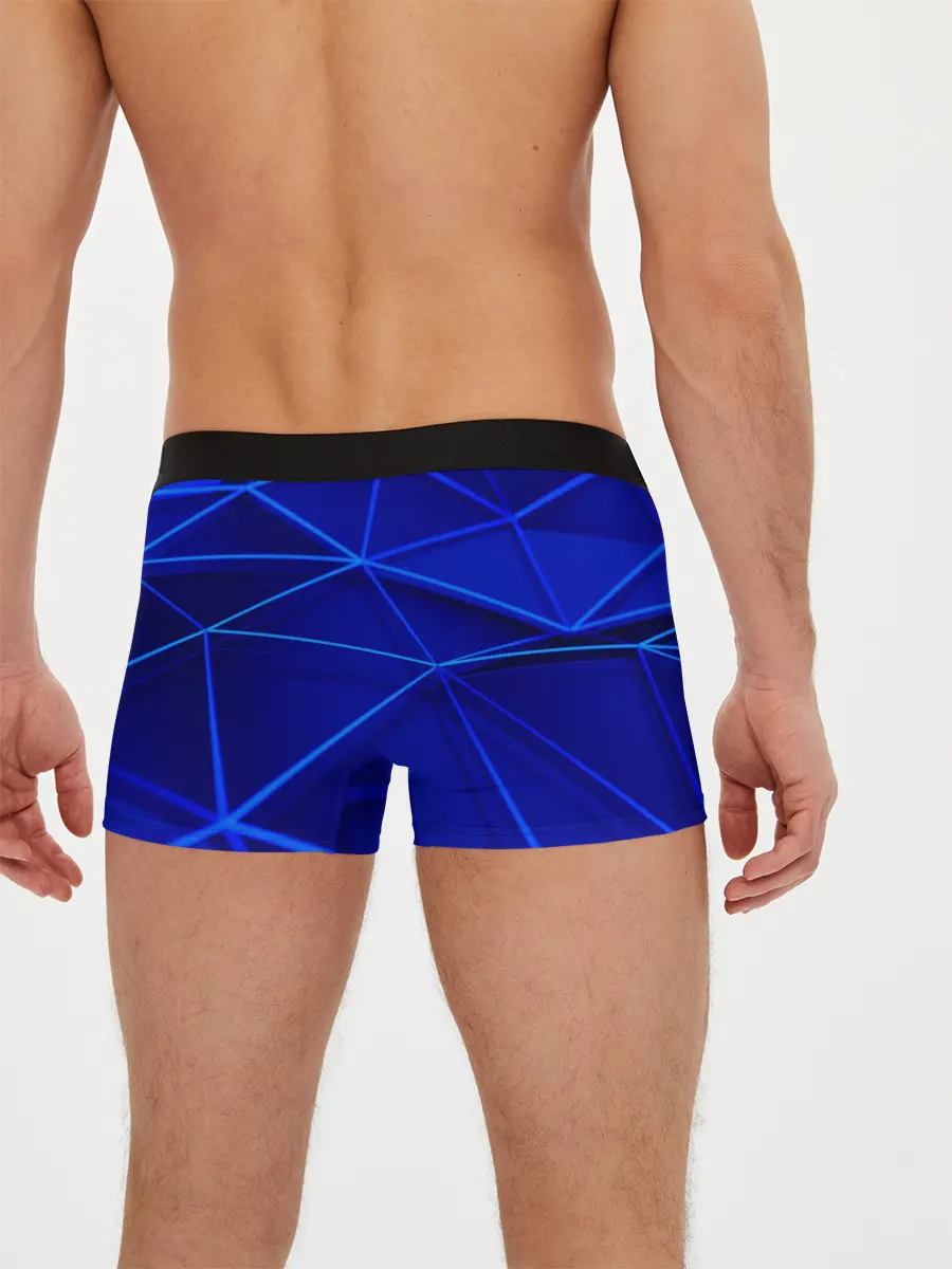 Мужские трусы боксеры / delta abstraction