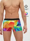Мужские трусы боксеры / Яркая мозаика