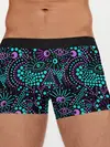 Мужские трусы боксеры / Яркий абстрактный узор