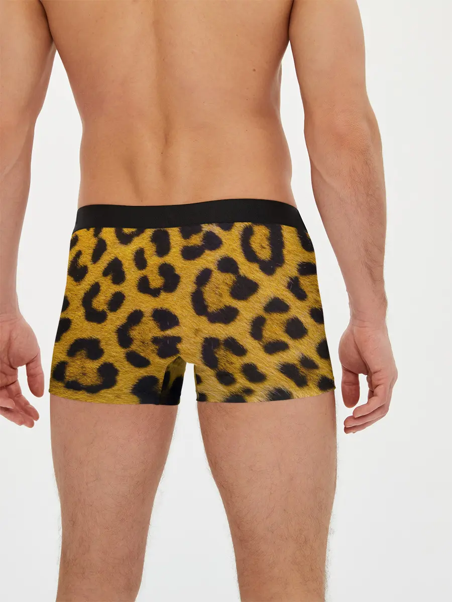 Мужские трусы боксеры / Леопард