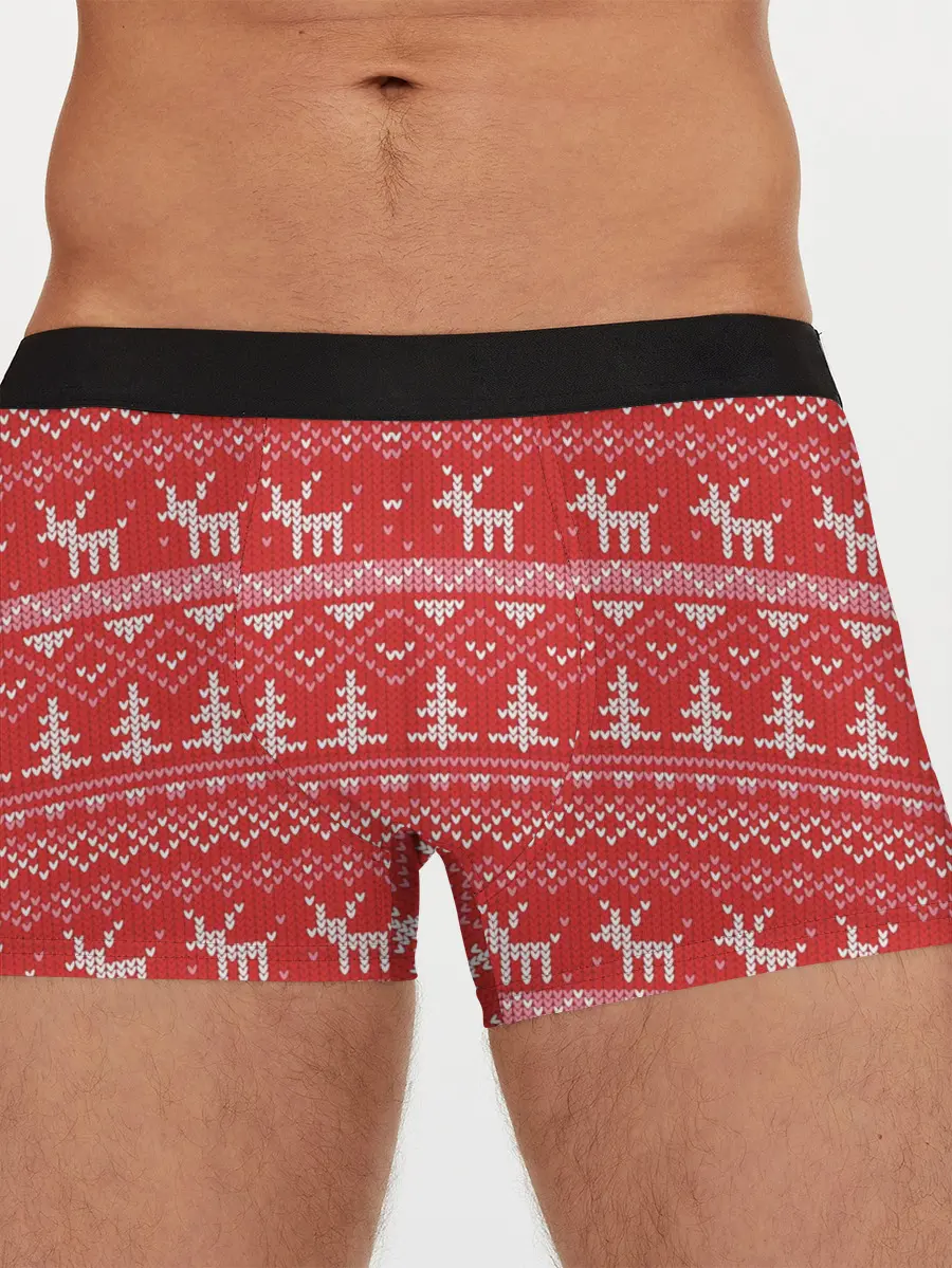 Мужские трусы боксеры / Русские народные узоры