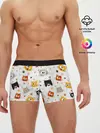 Мужские трусы боксеры / Котики с лапками
