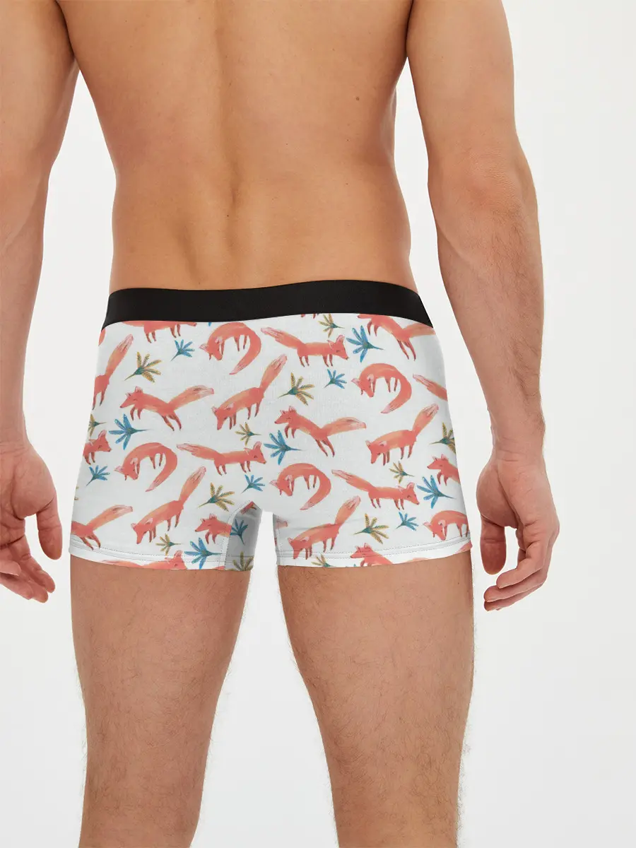 Мужские трусы боксеры / Fox Pattern