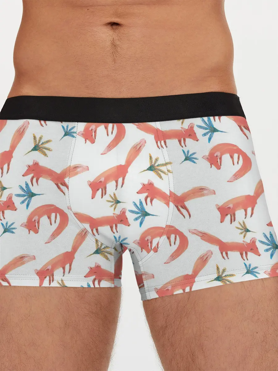 Мужские трусы боксеры / Fox Pattern